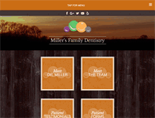 Tablet Screenshot of millersdentistry.com